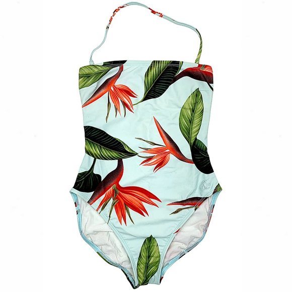 Tommy Bahama Bird Of Paradise Bandeau One-Piece - Picture 4 of 13